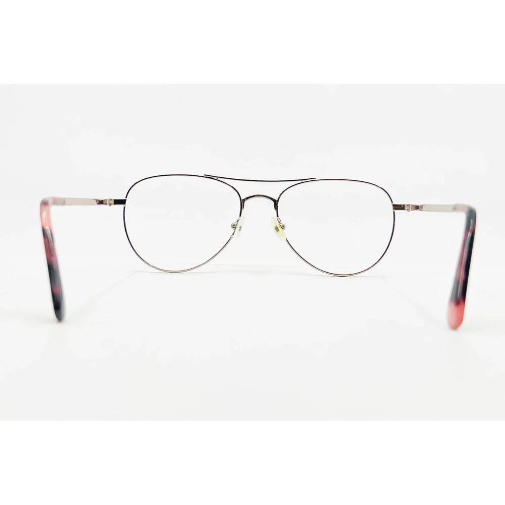 Nautica Eyeglasses Mens Rose Gold Aviator NLO5014 780 54-17-140
